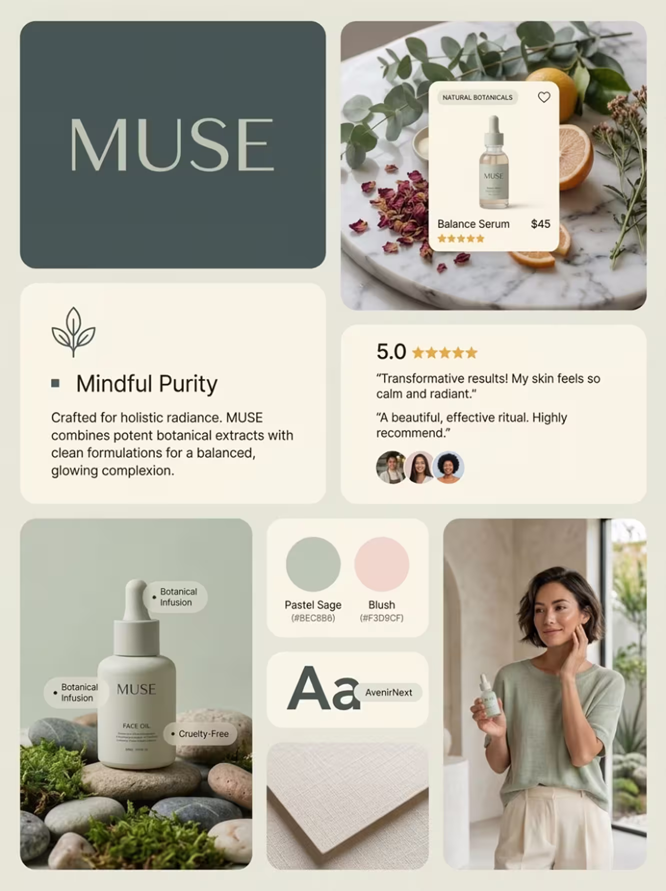 Brand identity project media